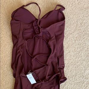 NWT AEO Strappy Back One Piece Swimsuit